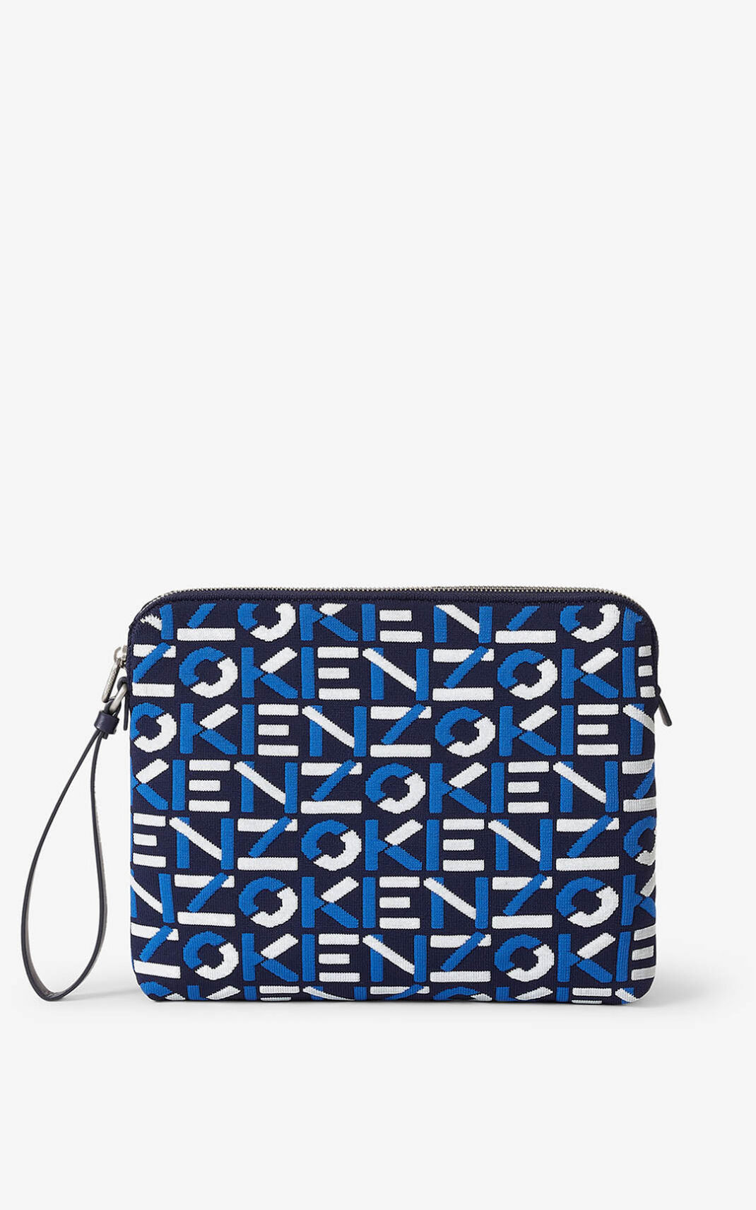 Kenzo Skuba monogrammed Clutch Torbe Muške - Plave - Hrvatska RFSMEJ642